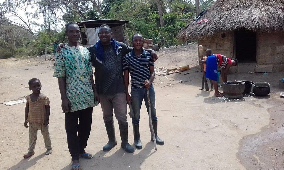  Pastor Tay with Fulani friends. 