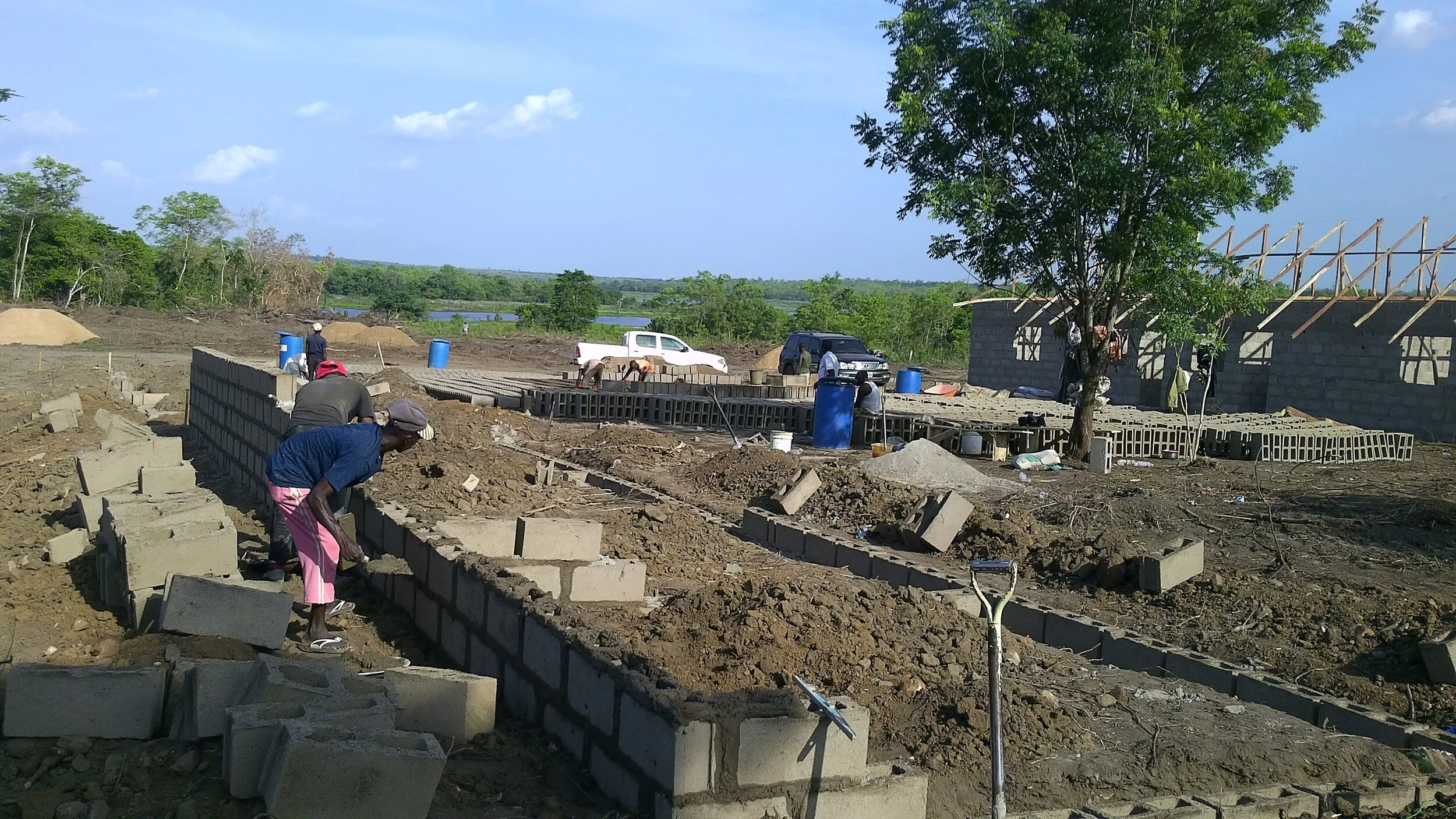  Peace Village block-making site 