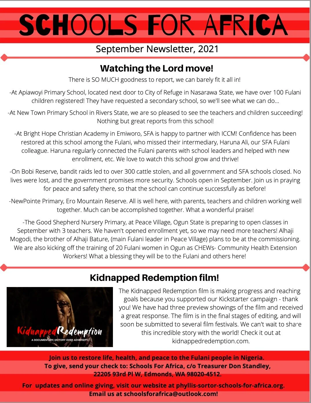 September Newsletter!