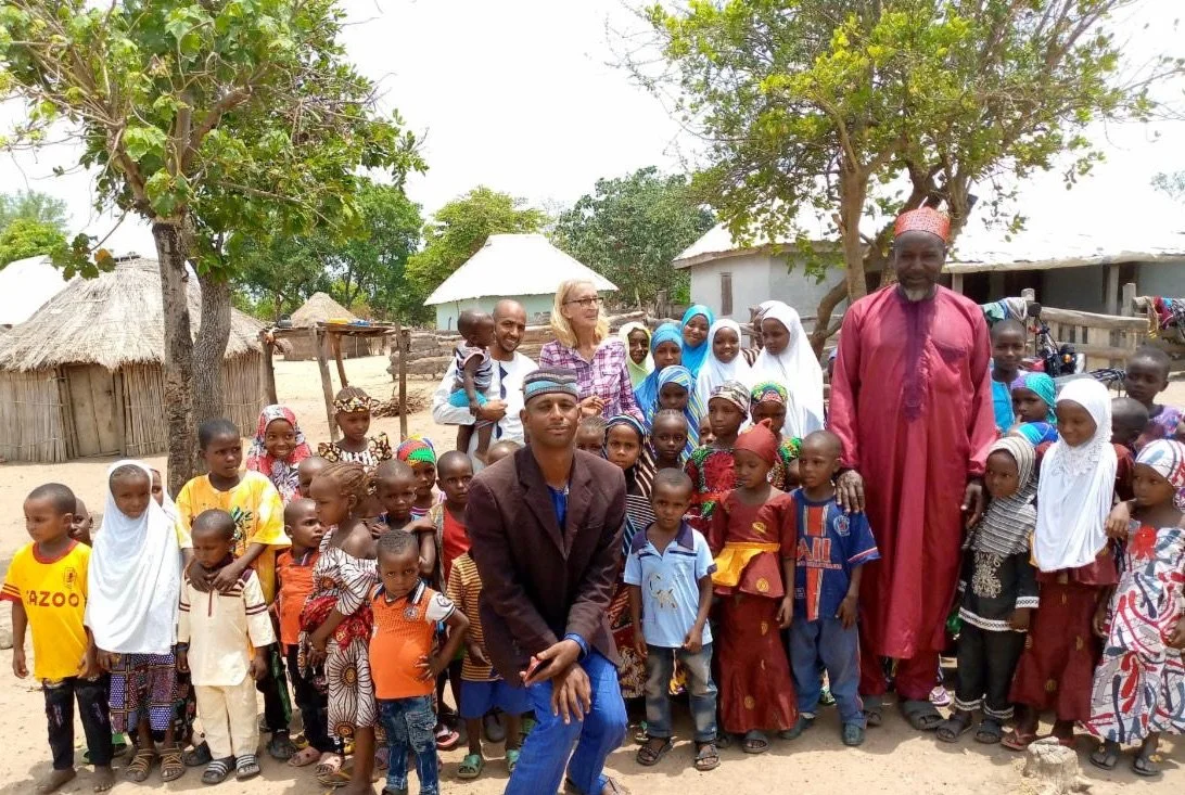   A few of the MANY precious children needing a school!  