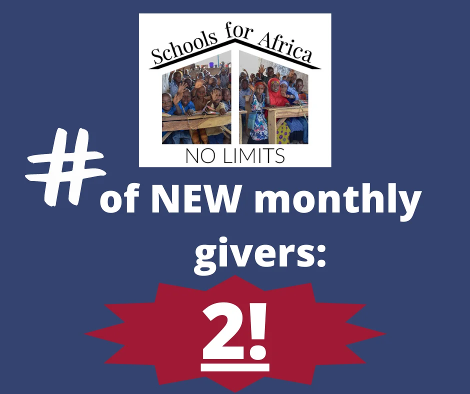  THANK YOU BETTY B. for your monthly commitment! 