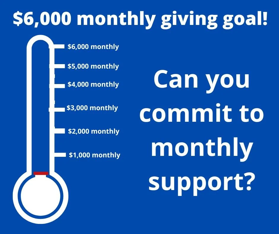  It's a BIG goal, we know. BUT we serve a BIGGER God.   How can we set a small goal when we serve a BIG God? 