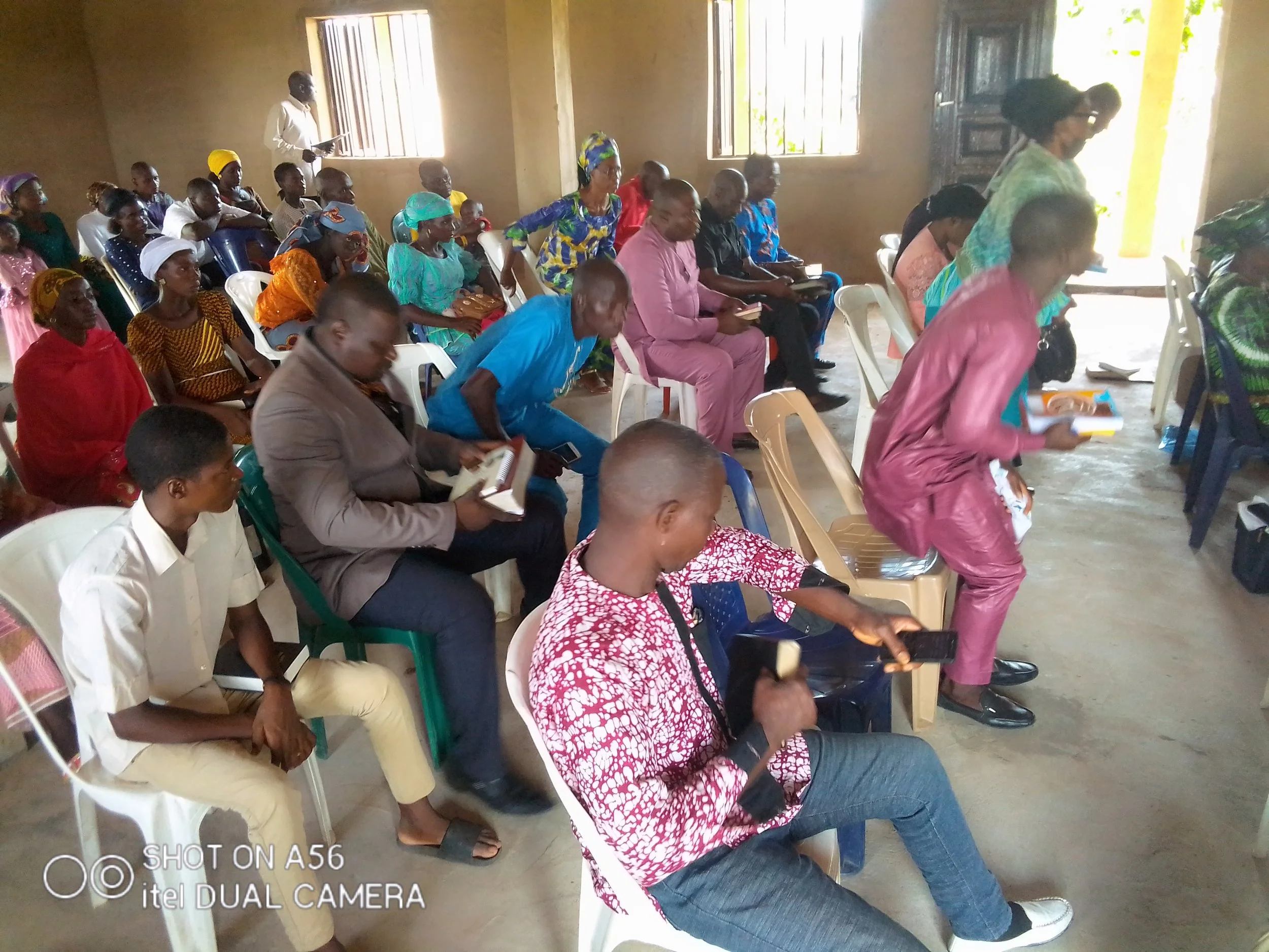   The New Hebron Free Methodist Church  has 62 members. Their sign outside the church says “Where we love God, love people, and make them disciples of Christ!” They have Bible Study Tuesday night, Prayer Meeting Thursday night, Evangelism on Saturday, and then a Sunday morning service! Oh man, if you haven’t seen worship in a Nigerian church, it is NOTHING like ours! They are LOUD, and filled with the Spirit, and FULL of JOY! 