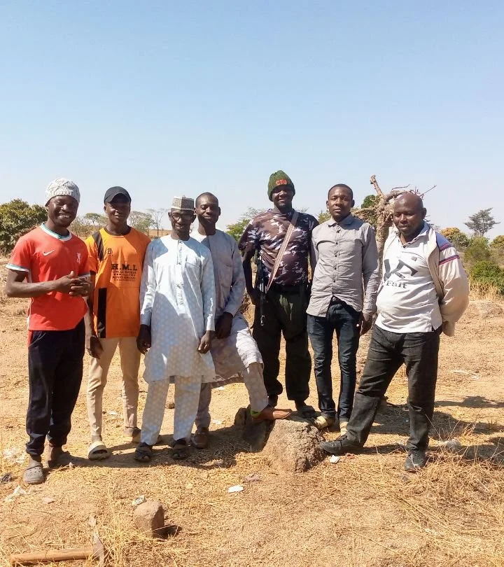  Our building team with Pastor Joel. 