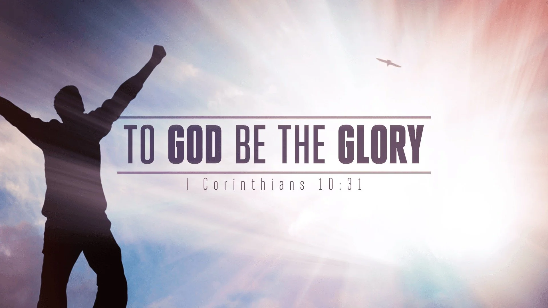 TO GOD BE THE GLORY! NEW BELIEVERS!