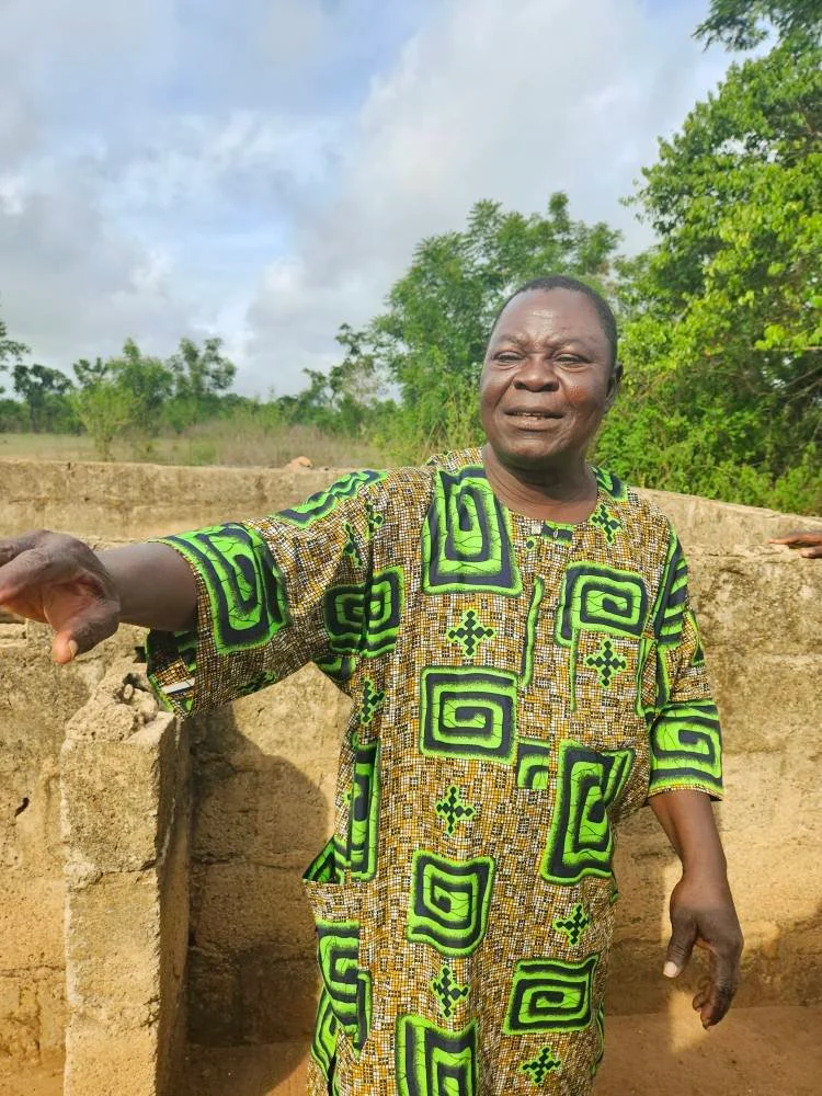  This is Pastor Elijah, although he calls himself Prophet Elijah. We all immediately fell in love with him! Pastor Elijah, a warm, kind, humble Man of God. He has pastored here for 13 years. 