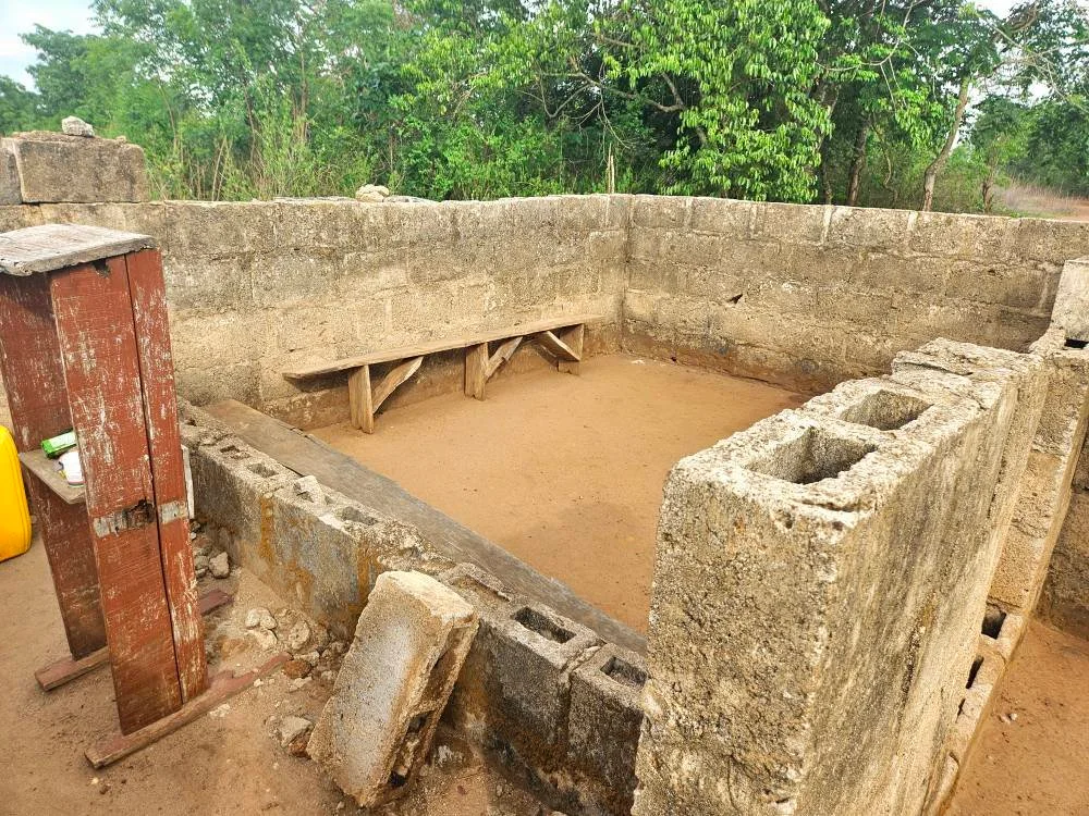  This is the original sanctuary. Pastor Elijah told us that this is where God meets them every time they gather for worship. 