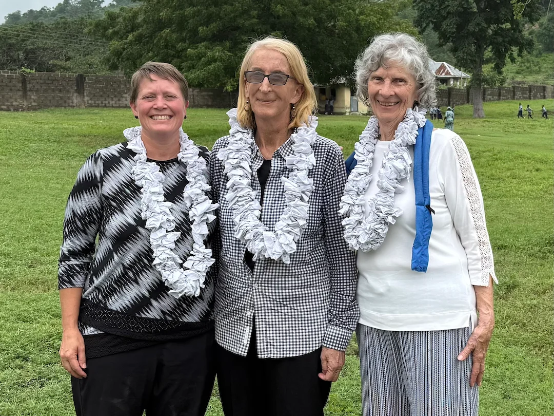   SFA Secretary Carisa Haven and friend Carol Barrett visited Phyllis.   We drove safely throughout the country, visiting existing schools and new school sites. We were encouraged to be together, and saw many amazing things! 